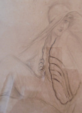 Tableau 1920s portrait d'occasion  Bayonne