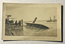 Cartão postal foto real 1911 RPPC rebocador H. Power Camden NJ at Boat Disaster comprar usado Cartão postal foto real 1911 RPPC rebocador H. Power Camden NJ at Boat Disaster comprar usado  Enviando para Brazil