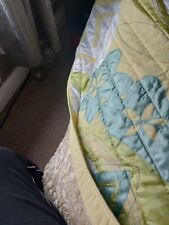 Quilted bed throw for sale  OSWESTRY