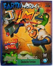 EarthWorm Jim 2: Eine Dose voll Würmer (1996) PC, in Box, gebracht comprar usado  Enviando para Brazil