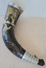 Vintage carved powder for sale  NEWPORT