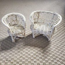 Vtg white wicker for sale  Orlando