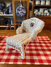 Vintage white wicker for sale  Redding