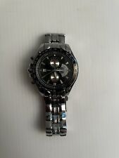 Curren M-8083 Relógio Analógico Masculino Multi Mostrador Caixa Prata Mostrador Preto 46 mm Extra Grande! comprar usado  Enviando para Brazil