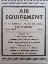 1938 pub air d'occasion  Yport