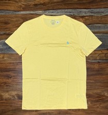 Camiseta Polo Ralph Lauren Masculina Personalizada Slim Fit Amarela Gola Redonda Tamanho Grande comprar usado  Enviando para Brazil