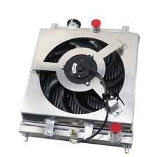 Radiador 4 Linhas + Ventilador de Cobertura + Relé Para 92-2000 HONDA CIVIC/DEL SOL/INTEGRA M/T, usado comprar usado  Enviando para Brazil