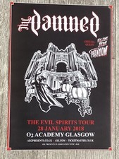Damned concert poster for sale  PERTH