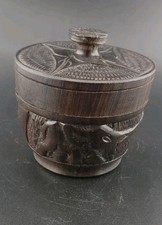 Hand turned carved for sale  Orange
