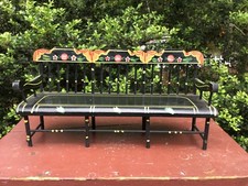 Usado, Banco vintage de arte popular pintado à mão para casa de bonecas comprar usado Usado, Banco vintage de arte popular pintado à mão para casa de bonecas comprar usado  Enviando para Brazil