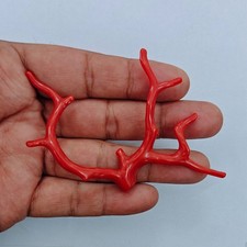 Galho áspero polido coral vermelho natural italiano pedra preciosa coral marinho comprar usado  Enviando para Brazil