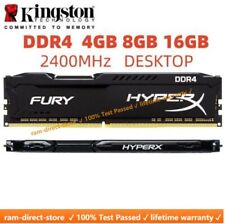 HyperX FURY DDR4 8GB 16GB 2400MHz Desktop RA PC4-19200 Memória DIMM 288pins comprar usado  Enviando para Brazil