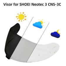 Używany, Photochromic Visor For SHOEI Neotec 3 CNS-3C Motorcycle Face Shield Lens Glass na sprzedaż  Wysyłka do Poland