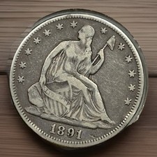 1891 seated liberty for sale  Sheffield Lake