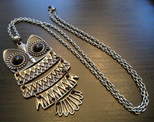 DESLUMBRANTE COLAR VINTAGE GRANDE ARTICULADO PÁSSARO CORUJA 18"! G13597 comprar usado DESLUMBRANTE COLAR VINTAGE GRANDE ARTICULADO PÁSSARO CORUJA 18"! G13597 comprar usado  Enviando para Brazil