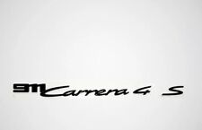 Emblema traseiro genuíno Porsche 992 911 Carrera4S preto brilhante novo comprar usado  Enviando para Brazil