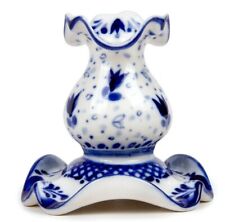 Porcelain gzhel candlestick for sale  Brooklyn