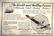 Usado, Máquina de remo Abplanalp 1932 impressão de anúncio fitness - anúncio art déco original comprar usado  Enviando para Brazil