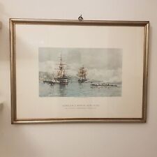 Litografia navi guerra usato  Ravenna