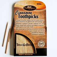 Cinnamon toothpicks 100pcs100 for sale  LONDON