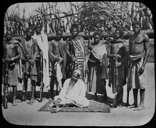 Lanterna mágica Slide MIOZI AND HIS BODYGUARD C1894 FOTO ÁFRICA CENTRAL  comprar usado  Enviando para Brazil