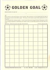 Cards golden goal for sale  LIVERPOOL
