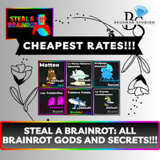 ONLINE 🟢 | Steal A Brainrot | All Brainrot Gods + Secrets Gold Diamond Rainbow comprar usado  Enviando para Brazil