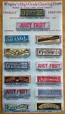 Ephemera wrigley gum for sale  Moab