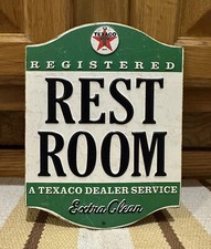 Texaco restroom metal for sale  Temple