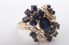 Saphir ring 585 gebraucht kaufen  München