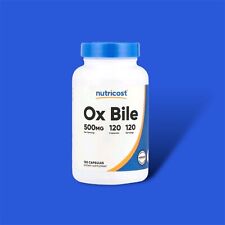 Nutricost, OX Bile , Ochsengalle, 500 mg, 120 Kapseln comprar usado  Enviando para Brazil