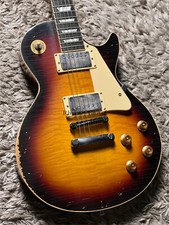 '59 Vintage Bourbon Burst Padrão Nitro Relíquia LP Guitarra Elétrica Câmara Envelhecida comprar usado  Enviando para Brazil