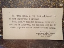 Volantino epoca movimento usato  Villa Santo Stefano