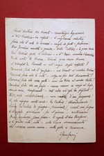 Autografo amintore fanfani usato  Italia