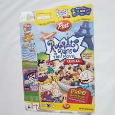 Usado, Post Rugrats In Paris The Movie Caixa de Cereais Reptar Crunch 2000 Nickelodeon TV Kid comprar usado  Enviando para Brazil