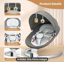 Balançoire electrique bébé d'occasion  Paris I