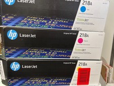 Conjunto de cartucho de toner HP 218A genuíno vazio com chips comprar usado  Enviando para Brazil