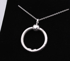 Novo Autêntico PANDORA Moments Pequeno O Pingente Charme Suporte S925 #398296 com Bolsa comprar usado  Enviando para Brazil
