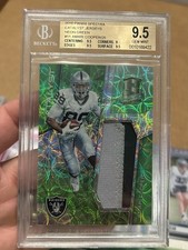 2016 Spectra Amari Cooper Jumbo Patch /25 BGS 9.5 Green Scope SP Raiders comprar usado  Enviando para Brazil