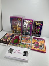 Barney VHS Lot 7 VHS 1 DVD 1 Sealed VHS Live Sing Along, usado comprar usado  Enviando para Brazil