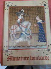 Libro miniature lombarde usato  Italia