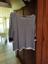 Shirt blouse rayures d'occasion  Chaumont
