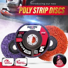 Conjunto de discos decapagem/tira Poly Clean & Paint - grão de carboneto de silício ou cerâmica comprar usado  Enviando para Brazil