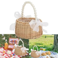 élégant panier rustique d'occasion  Expédié en France