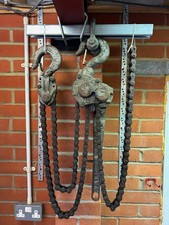 Manual ratchet chain for sale  COLCHESTER