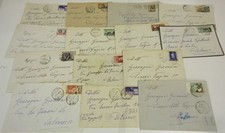 1951/54 Italia, 14 letras con affrancature uso singolo. Cat € 428 comprar usado  Enviando para Brazil