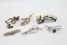 Sterling silver brooches for sale  LEEDS