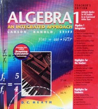 Algebra integrated approach for sale  Arlington
