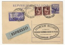 1947 repubblica cartolina usato  Motta Visconti