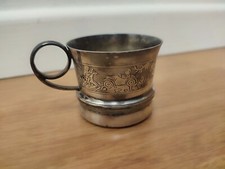 Tasse métal argenté d'occasion  Lille-